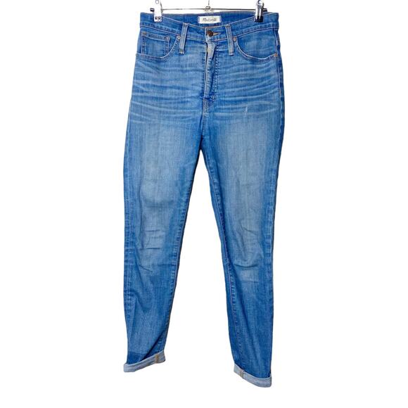 Madewell 11” High Rise Skinny Jeans Denim Medium Wash Size 26 - Picture 3 of 15